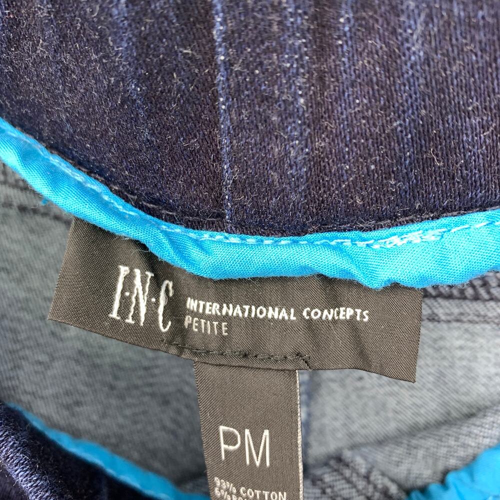 INC International Concepts Pull On Jegging Jeans Womens Sz PM Dark Wash Stretch - Picture 6 of 6